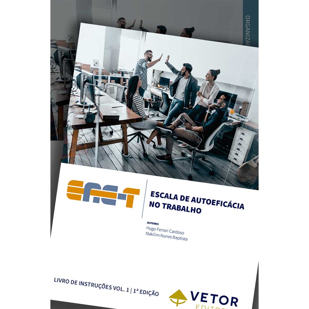 Capa que ilustra a Coleção do teste EAE-T (Escala de Autoeficácia no Trabalho